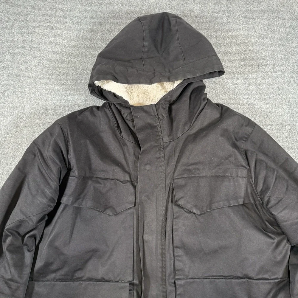 Southern Marsh Jacket Mens Large‎ Black Fleece Lined Outdoor Hiking Ski Coat